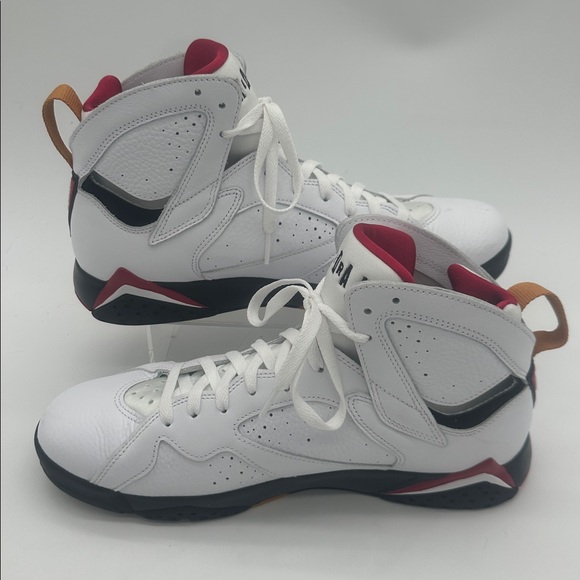 Air Jordan 7 Retro Cardinal Red White Black Men Size 11 CU9307-106 EUC main image 14